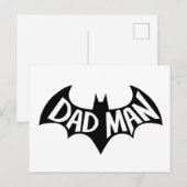 Carte Postale Dadman Superhéros (Devant / Derrière)