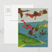 Carte Postale Daedalus et Icarus, XVe siècle (Devant / Derrière)