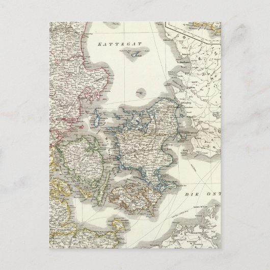 Carte Postale Daenemark, île - Danemark, Islande (Devant)