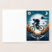 Carte postale d'affiche de bicyclette (Intérieur)