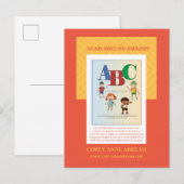 CARTE POSTALE D'AFFIRMATIONS ABC (Devant / Derrière)