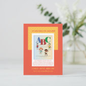CARTE POSTALE D'AFFIRMATIONS ABC (Debout devant)