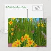 Carte Postale Daffodiles : Susan Payne-Trutna (Devant / Derrière)