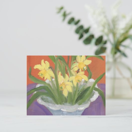CARTE POSTALE DAFFODILS (Debout devant)