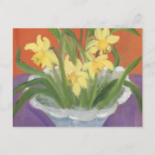 CARTE POSTALE DAFFODILS