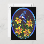 CARTE POSTALE DAFFODILS (Devant / Derrière)