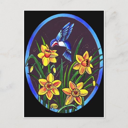 CARTE POSTALE DAFFODILS (Devant)