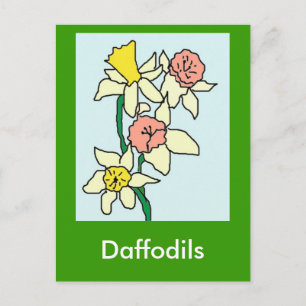 Carte Postale Daffodils, Daffodils