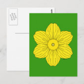 Carte Postale Daffodique héraldique (Devant / Derrière)