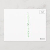 Carte postale Daffodique Printemps (Dos)