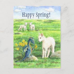 Carte postale Daffodique Spring Dragon