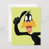 Carte Postale DAFFY DUCK™ avec une excellente idée (Devant / Derrière)