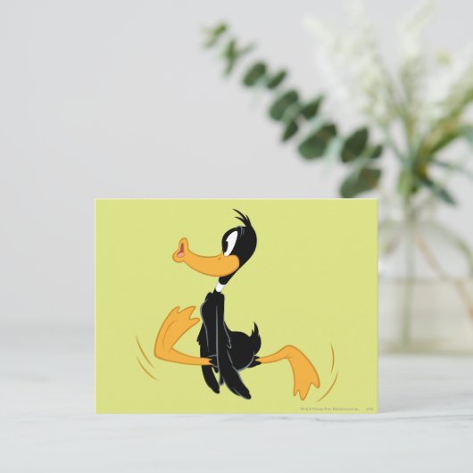 Carte Postale DAFFY DUCK™ Être fou (Debout devant)