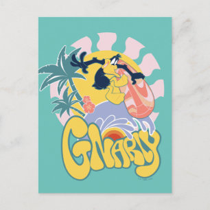 Carte Postale DAFFY DUCK™ Surf - Gnarly
