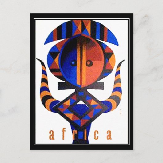 Carte postale d'Afrique (Devant)