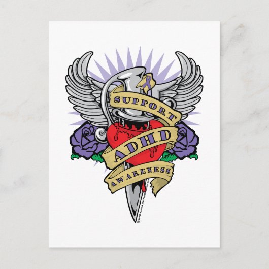 Carte Postale Dagger ADHD (Devant)