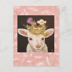 carte postale d'agneau