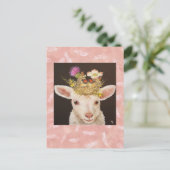 carte postale d'agneau (Debout devant)