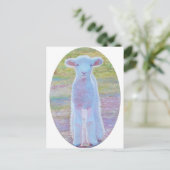 Carte postale d'agneau (Debout devant)