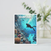 Carte Postale Dahab Egypt Scuba Diver (Debout devant)