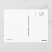 Carte postale Dahlia (Dos)