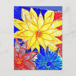 Carte Postale Dahlia