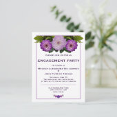 Carte Postale Dahlia Purple Florple Mariage (Debout devant)