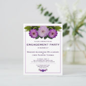 Carte Postale Dahlia Purple Florple Mariage (Debout devant)