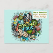 Carte postale d'aide (Devant)