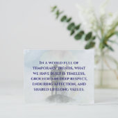 Carte Postale Daily Journey Marriage Quote Postcard (Debout devant)