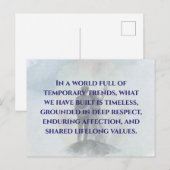 Carte Postale Daily Journey Marriage Quote Postcard (Devant / Derrière)