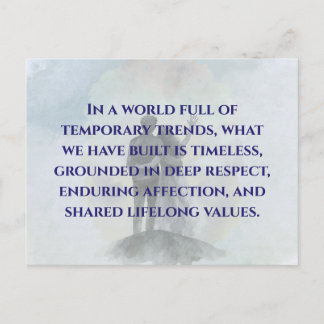 Carte Postale Daily Journey Marriage Quote Postcard