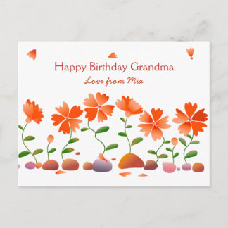 Carte Postale Daisies Daisy heureux anniversaire