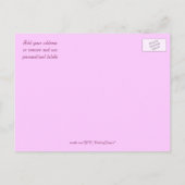 Carte Postale "Daisies folles" (1) - Invitation de la douche nup (Dos)