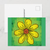 CARTE POSTALE DAISY ART POSTCARD (Devant / Derrière)