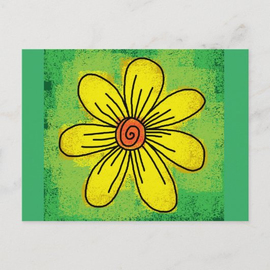 CARTE POSTALE DAISY ART POSTCARD (Devant)