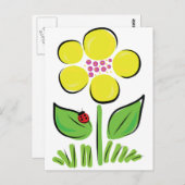 Carte Postale Daisy Bug (Devant / Derrière)