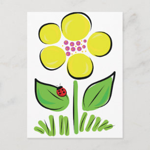 Carte Postale Daisy Bug