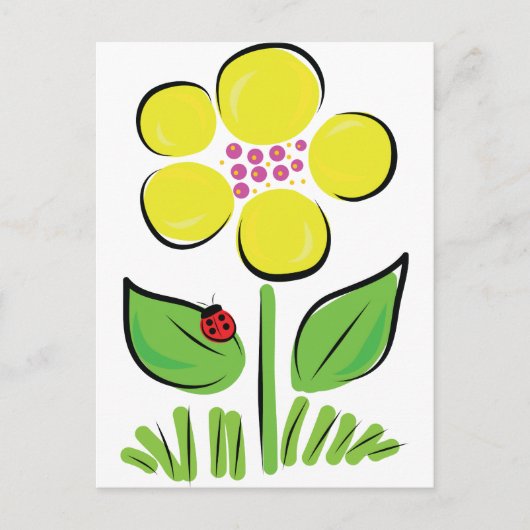 Carte Postale Daisy Bug (Devant)