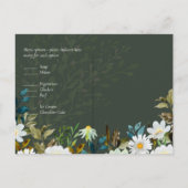 Carte Postale Daisy Fleur sauvage Mariage de verdure (Dos)