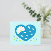 Carte Postale Daisy Heart (Debout devant)