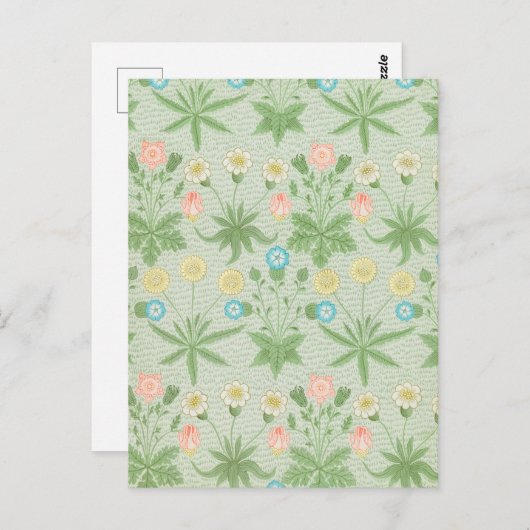 Carte Postale Daisy, William Morris (Devant / Derrière)