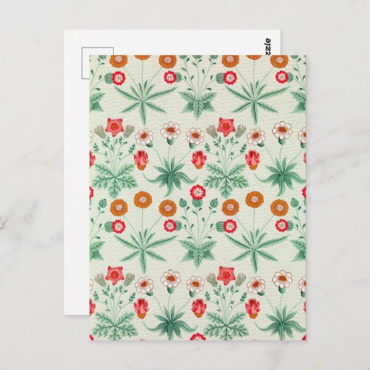 Carte Postale Daisy, William Morris (Devant / Derrière)