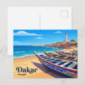 Carte Postale Dakar Sénégal (Devant / Derrière)