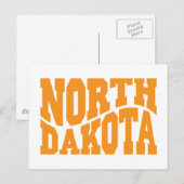Carte Postale Dakota du Nord (Devant / Derrière)