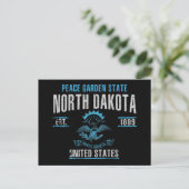 Carte Postale Dakota du Nord (Debout devant)