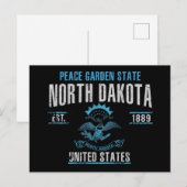 Carte Postale Dakota du Nord (Devant / Derrière)