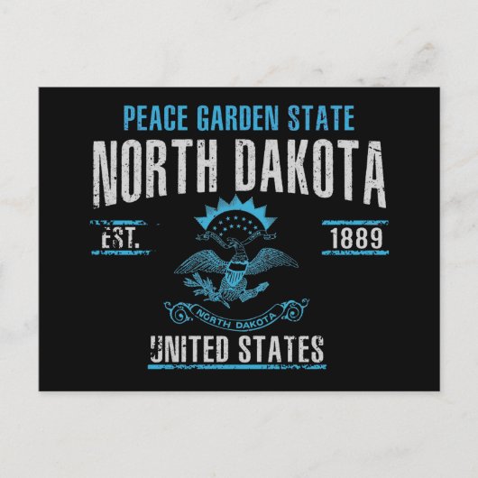 Carte Postale Dakota du Nord (Devant)