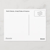 Carte Postale Dakota du Nord, USA (Dos)