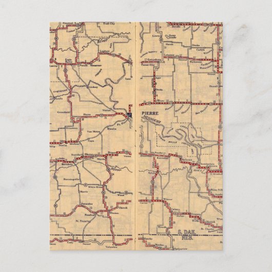 Carte Postale Dakota du Sud (Devant)